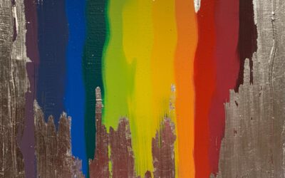 Regenbogen im Spiegel